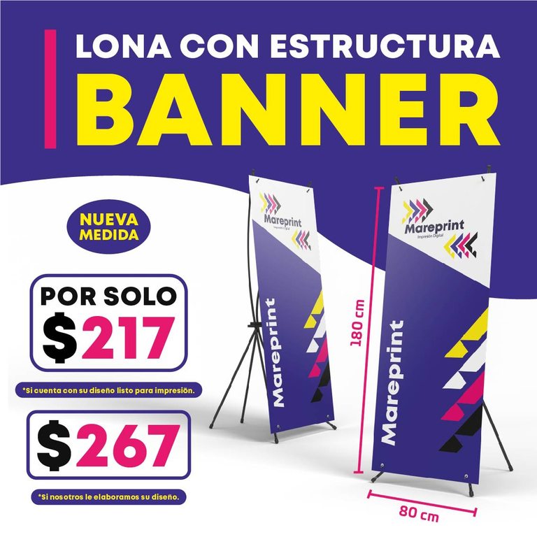 Lona banner 80x180